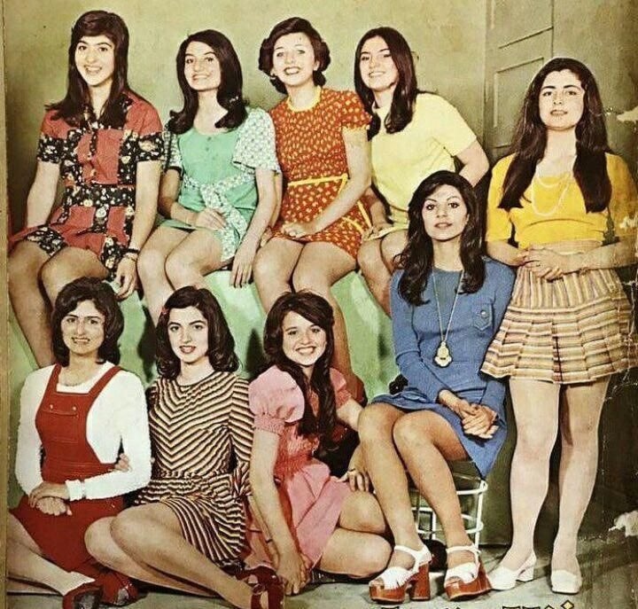 Иранские девушки до исламской революции